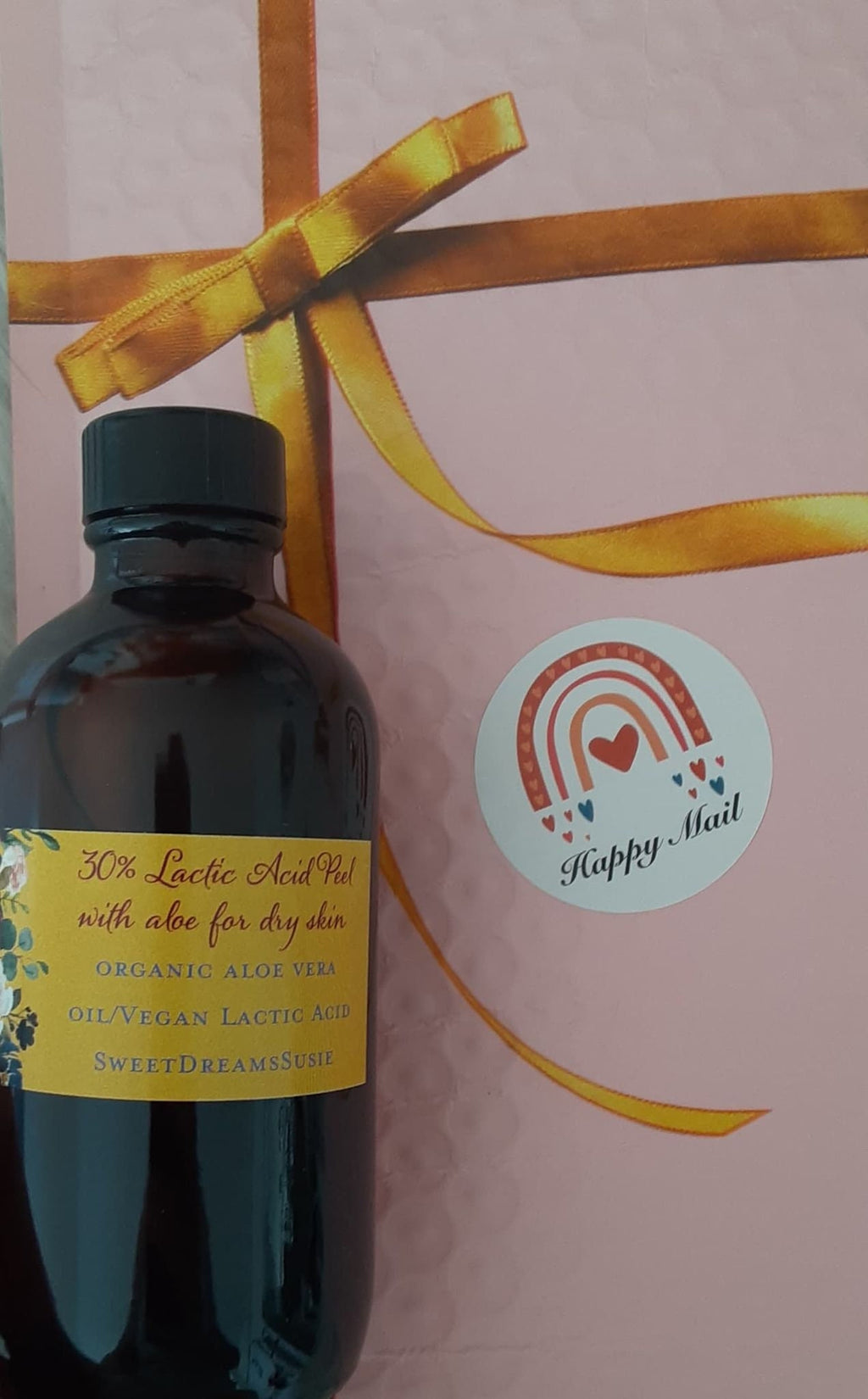 30% Lactic Acid Peel with organic aloe vera OIL
