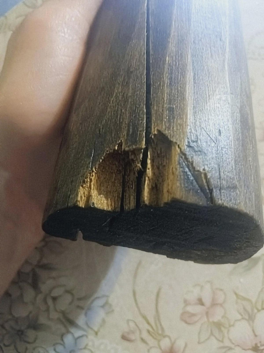 Monk hand carved wooden unique Jesus Holy Spiritual protection figurine