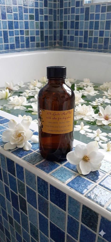 Vegan Lactic Acid Home Peel acne melasma hyperpigmentation over 5000 sold! 4 Strengths 3 Sizes! (25,50,70,88)%